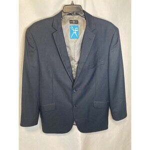 Marc Ecko Sports Blazer Men's Navy Blue Suit Jacket 2 Button Casual Size 46R